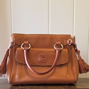Dooney & Bourke Brown Leather Satchel